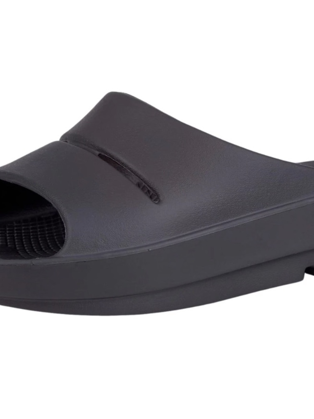 OOFOS OOahh Recovery Slide - Women’s and Men’s 11 Women/9 Men Black